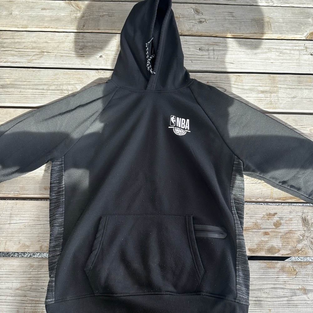 NBA Black Hoodie, good condition size large